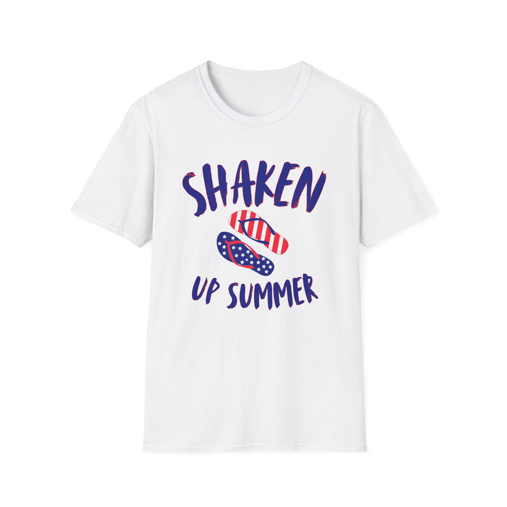 4th of July Flip Flop T-Shirt — Patriotic Independence Day Tee