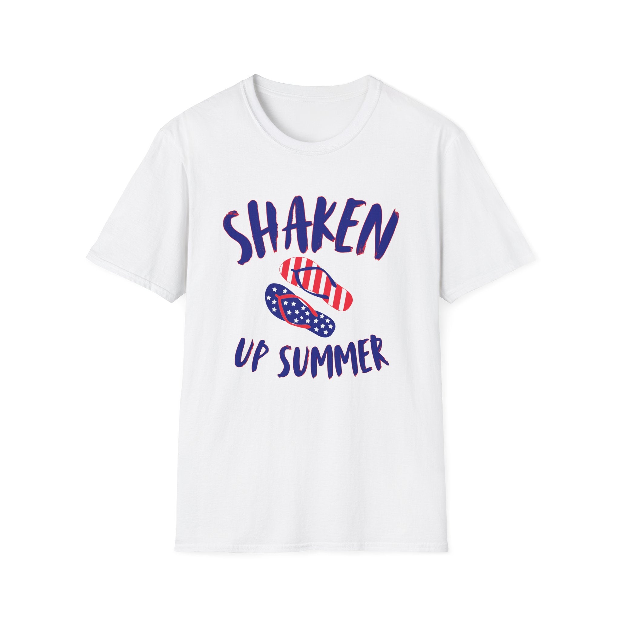 4th of July Flip Flop T-Shirt — Patriotic Independence Day Tee