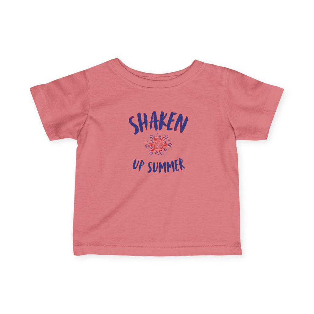 Infant Tee — “Shaken Up Summer” Cute Baby Graphic T-Shirt