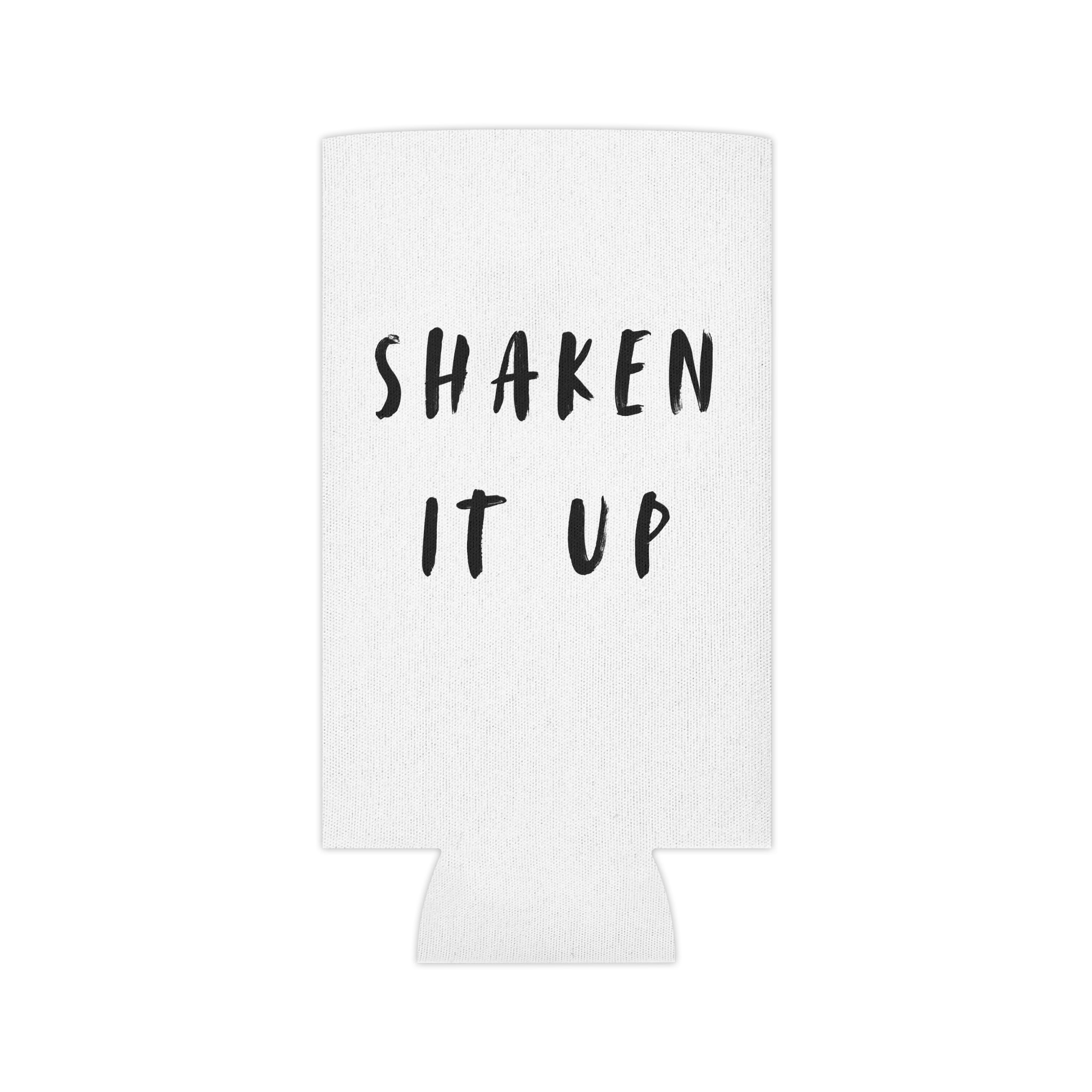 Can Cooler — "Shaken It Up" Minimalist Drink Koozie