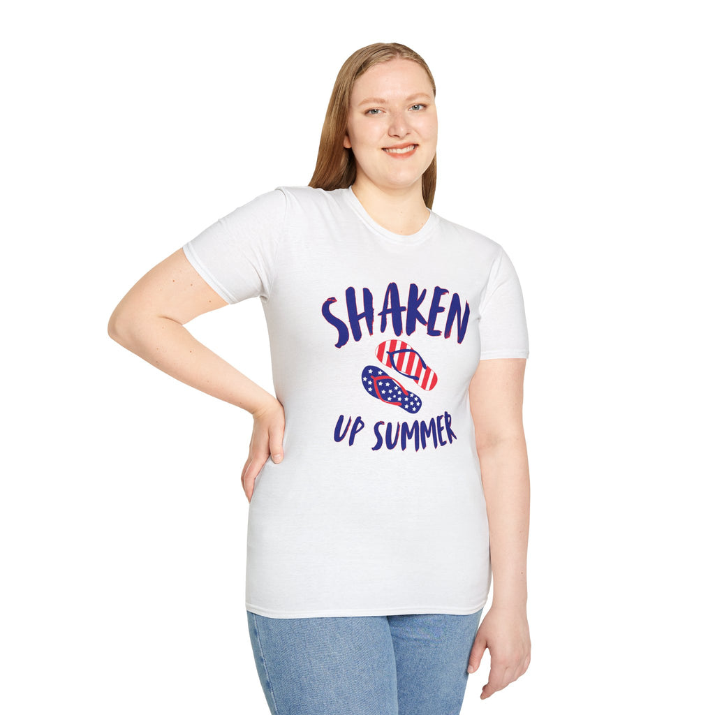 4th of July Flip Flop T-Shirt — Patriotic Independence Day Tee