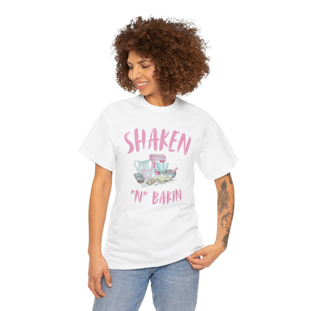 Shaken 'N' Bakin Tee — Cute Pastel Mixer Baking Shirt for Bakers