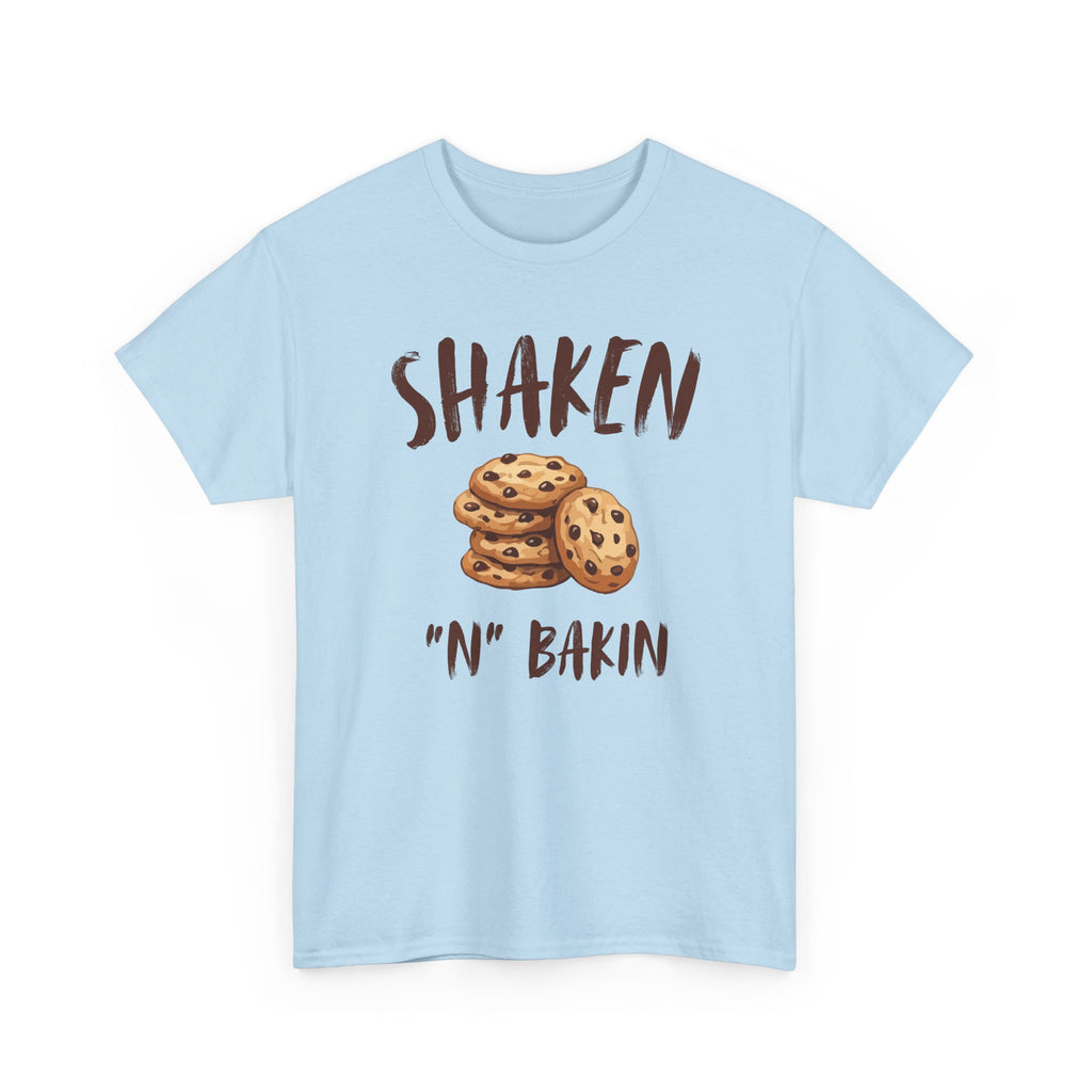 Shaken 'N' Bakin Cookie T-Shirt — Baking Graphic Tee for Bakers & Dessert Lovers