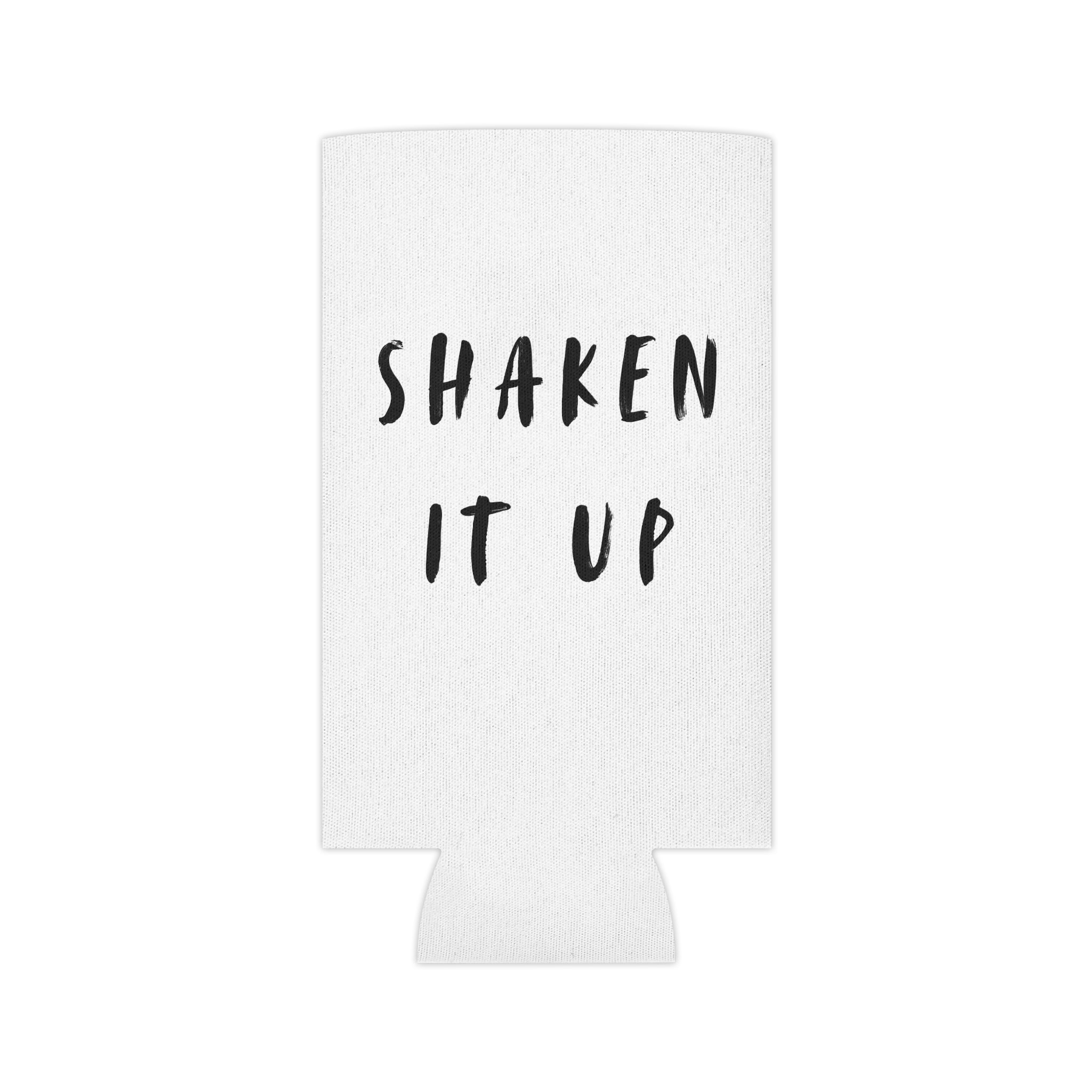Can Cooler — "Shaken It Up" Minimalist Drink Koozie