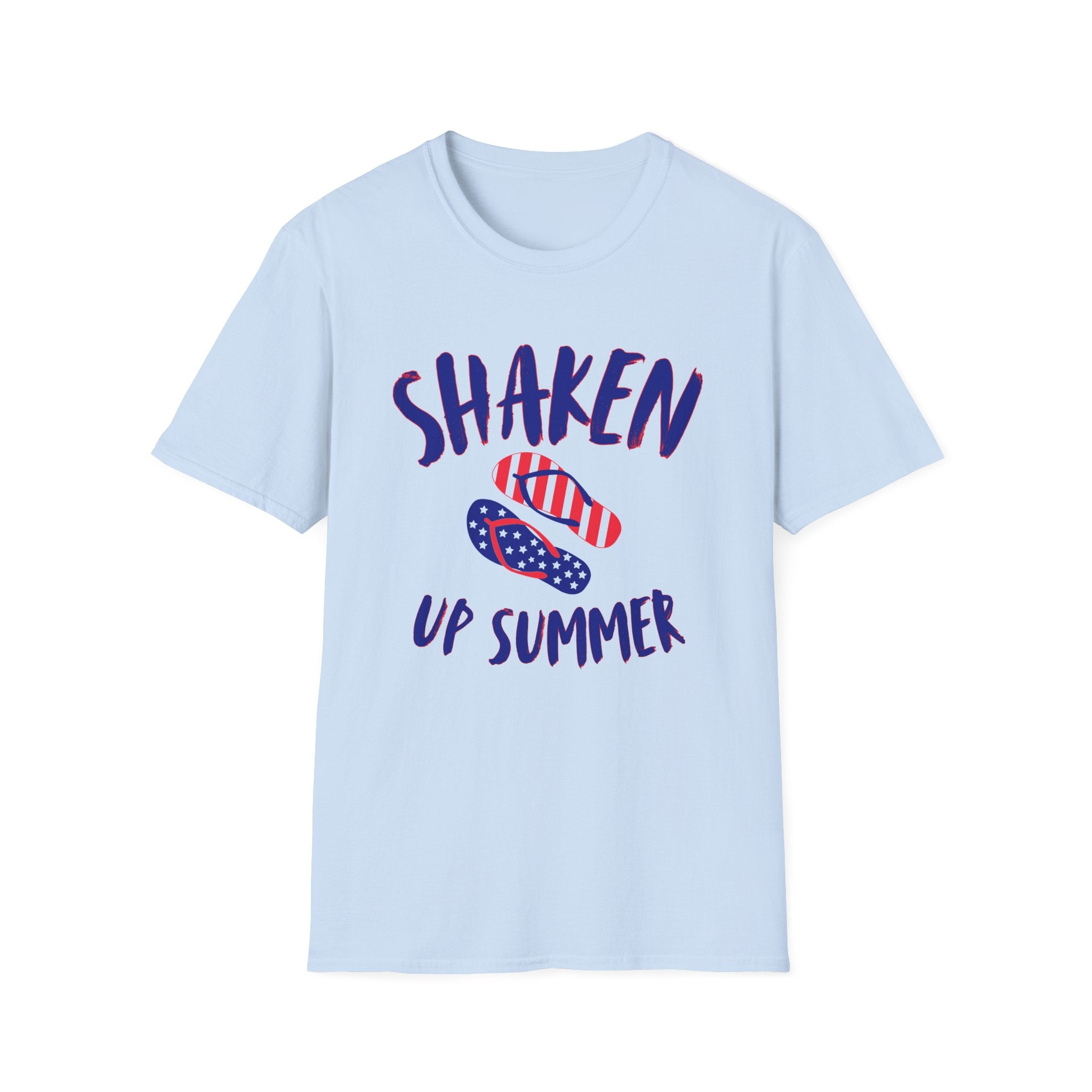 4th of July Flip Flop T-Shirt — Patriotic Independence Day Tee