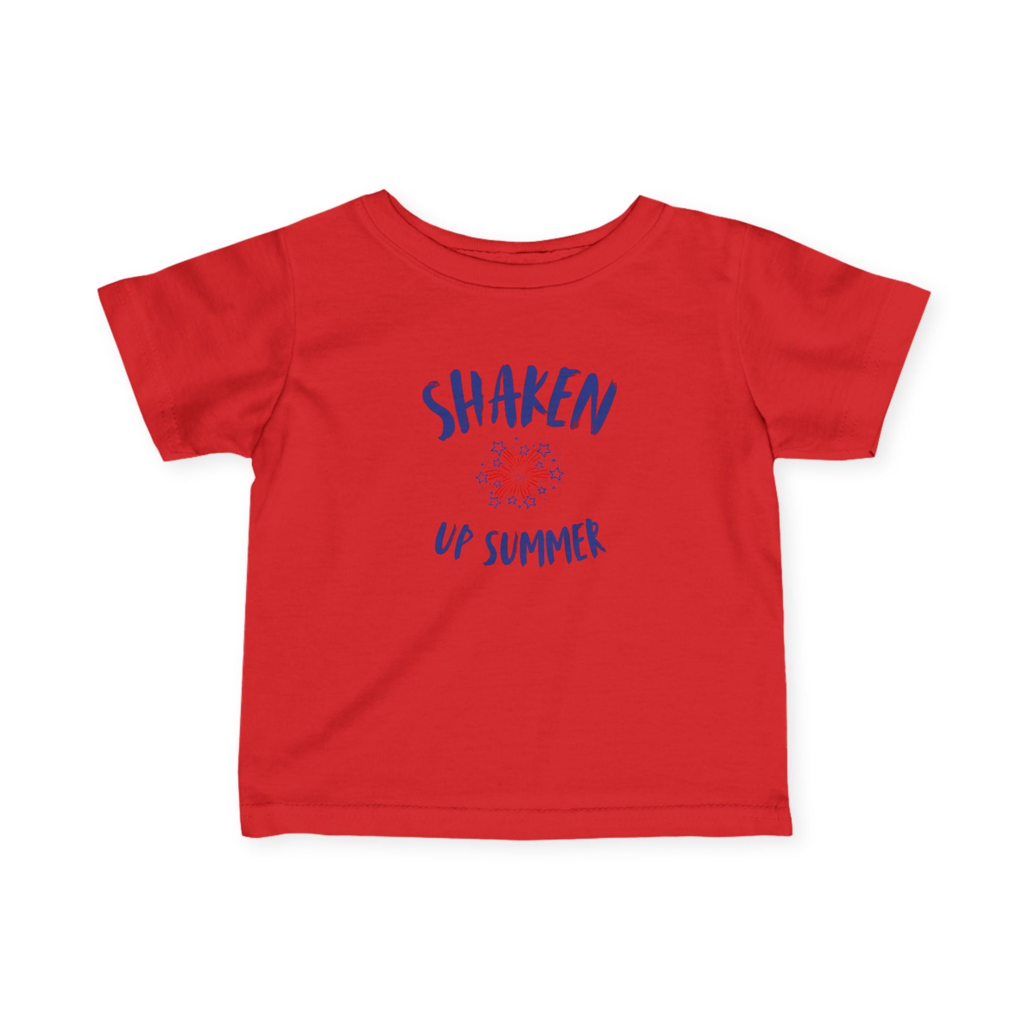 Infant Tee — “Shaken Up Summer” Cute Baby Graphic T-Shirt