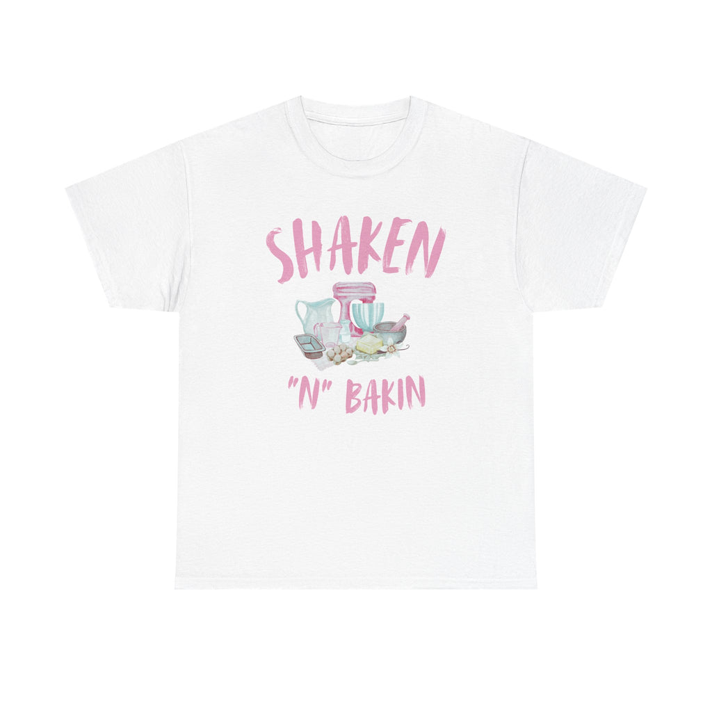 Shaken 'N' Bakin Tee — Cute Pastel Mixer Baking Shirt for Bakers