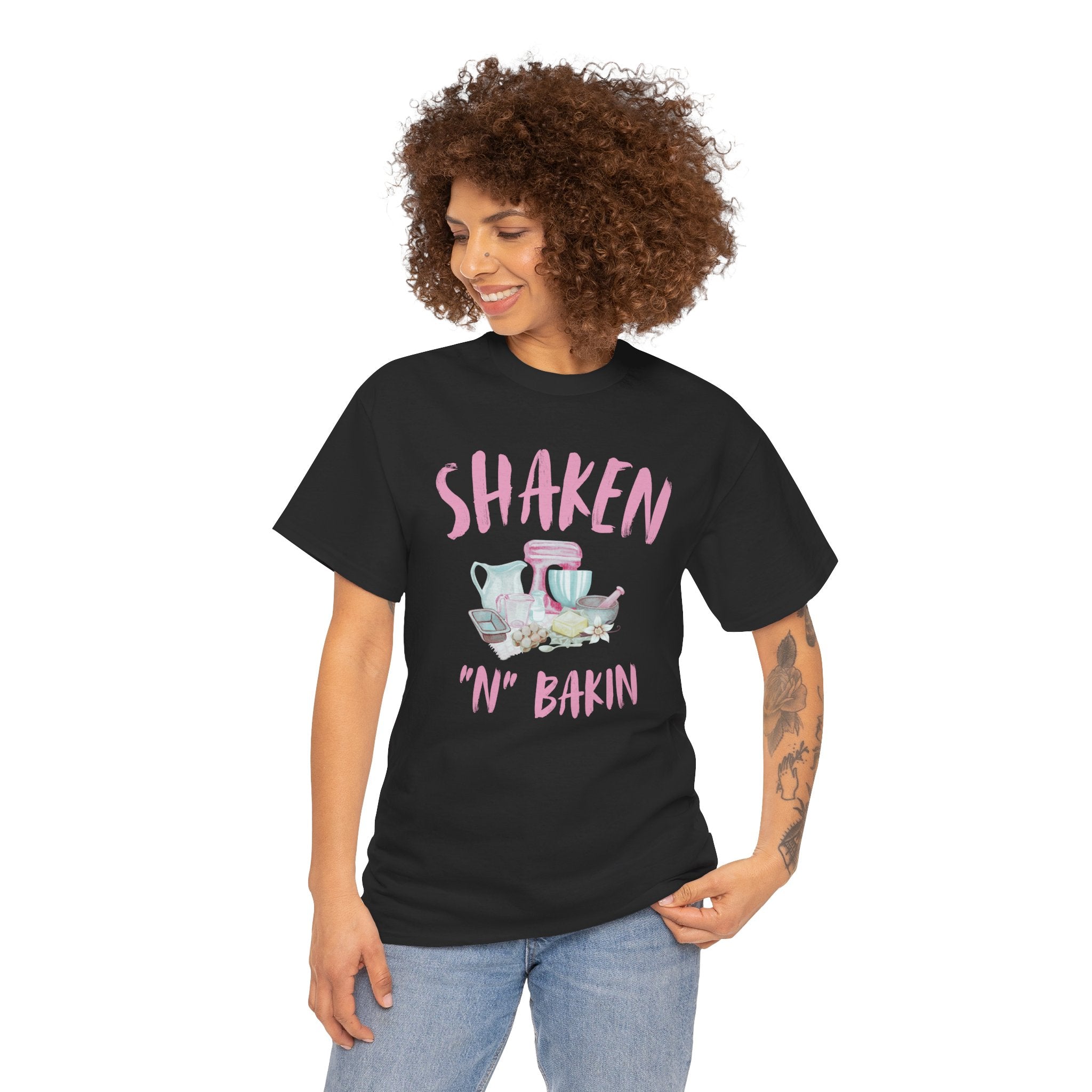 Shaken 'N' Bakin Tee — Cute Pastel Mixer Baking Shirt for Bakers