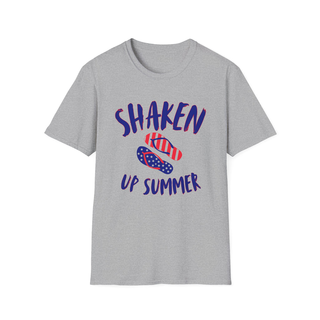 4th of July Flip Flop T-Shirt — Patriotic Independence Day Tee