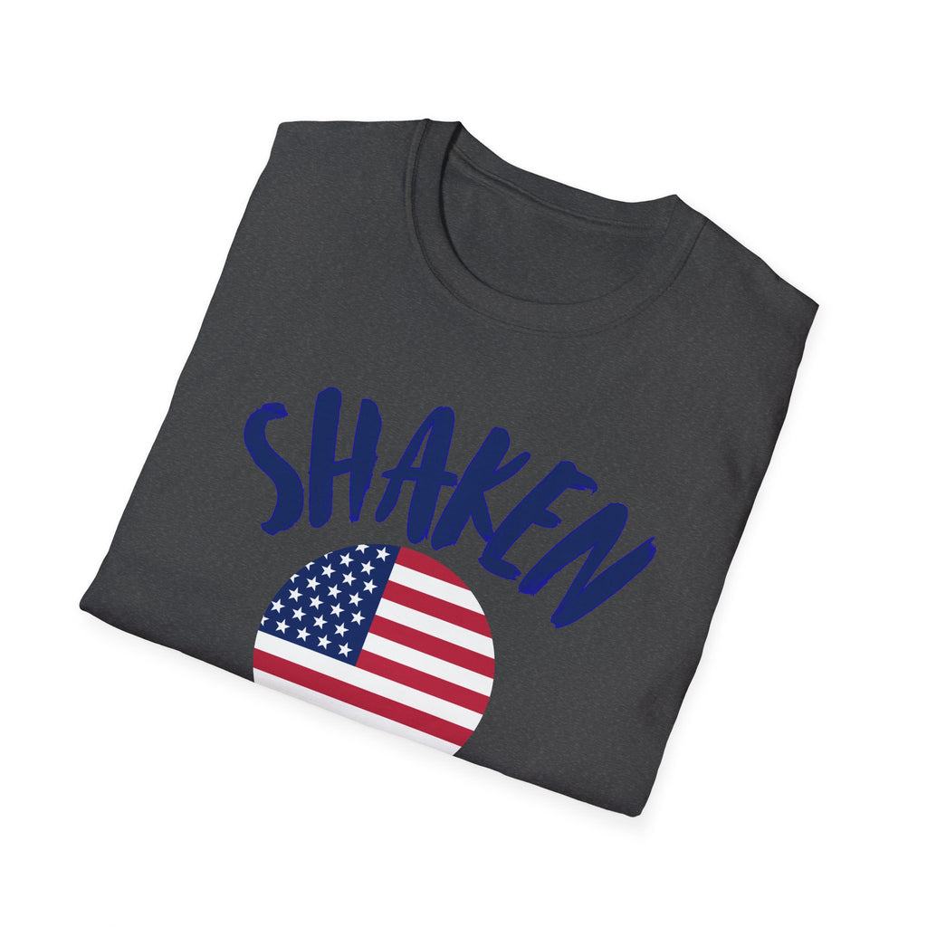 Shaken Up Summer American Flag T-Shirt — Patriotic Fourth of July Graphic Tee