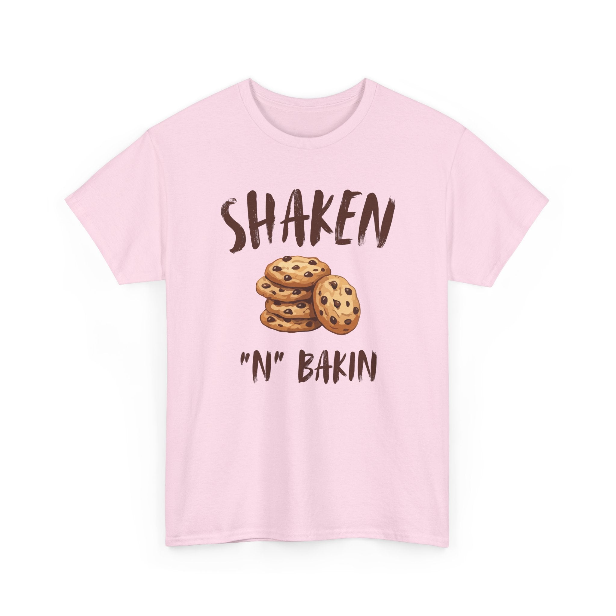 Shaken 'N' Bakin Cookie T-Shirt — Baking Graphic Tee for Bakers & Dessert Lovers