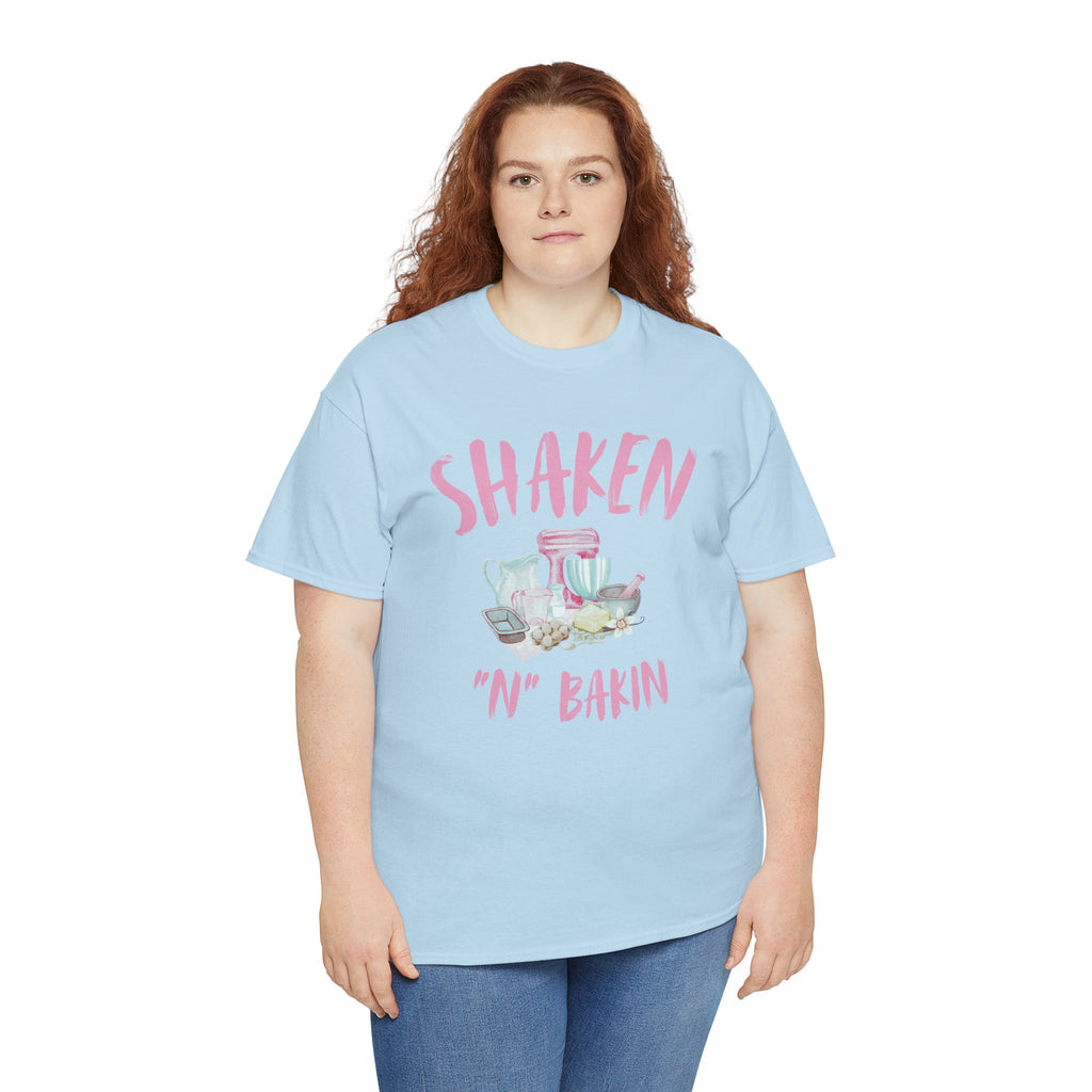 Shaken 'N' Bakin Tee — Cute Pastel Mixer Baking Shirt for Bakers