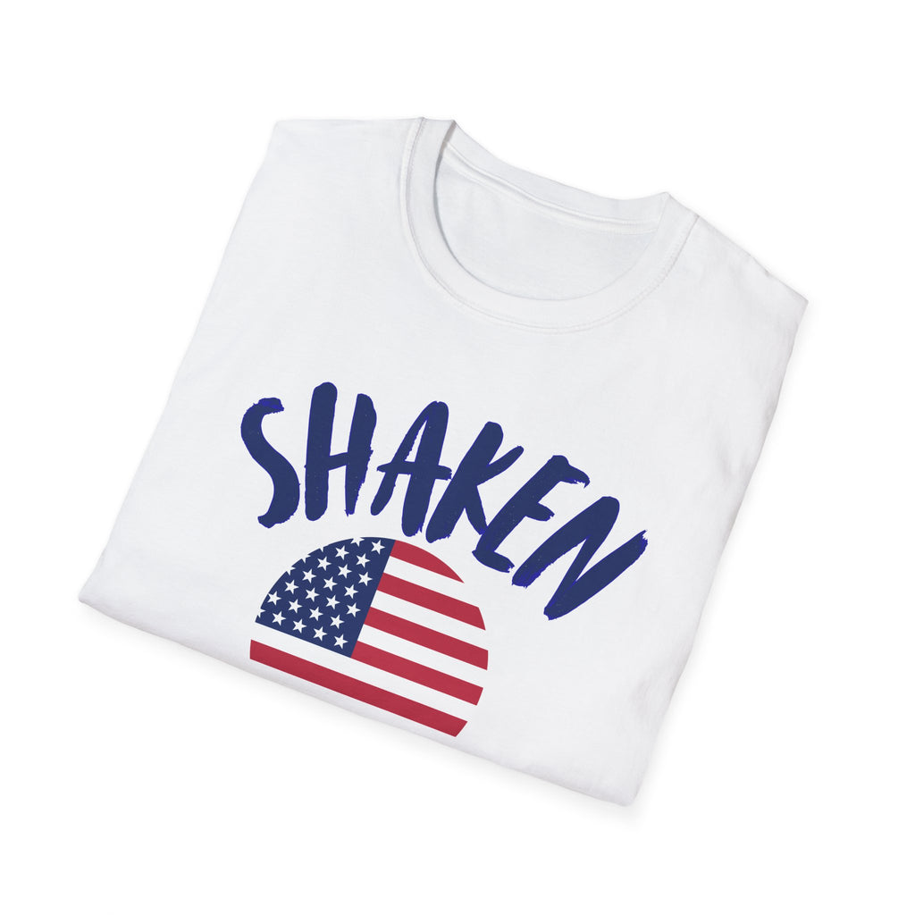 Shaken Up Summer American Flag T-Shirt — Patriotic Fourth of July Graphic Tee