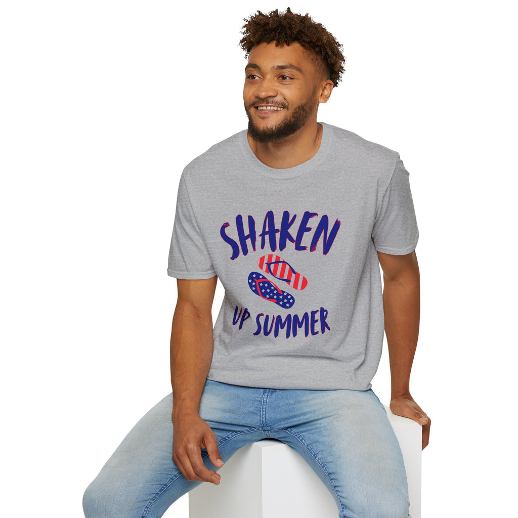4th of July Flip Flop T-Shirt — Patriotic Independence Day Tee