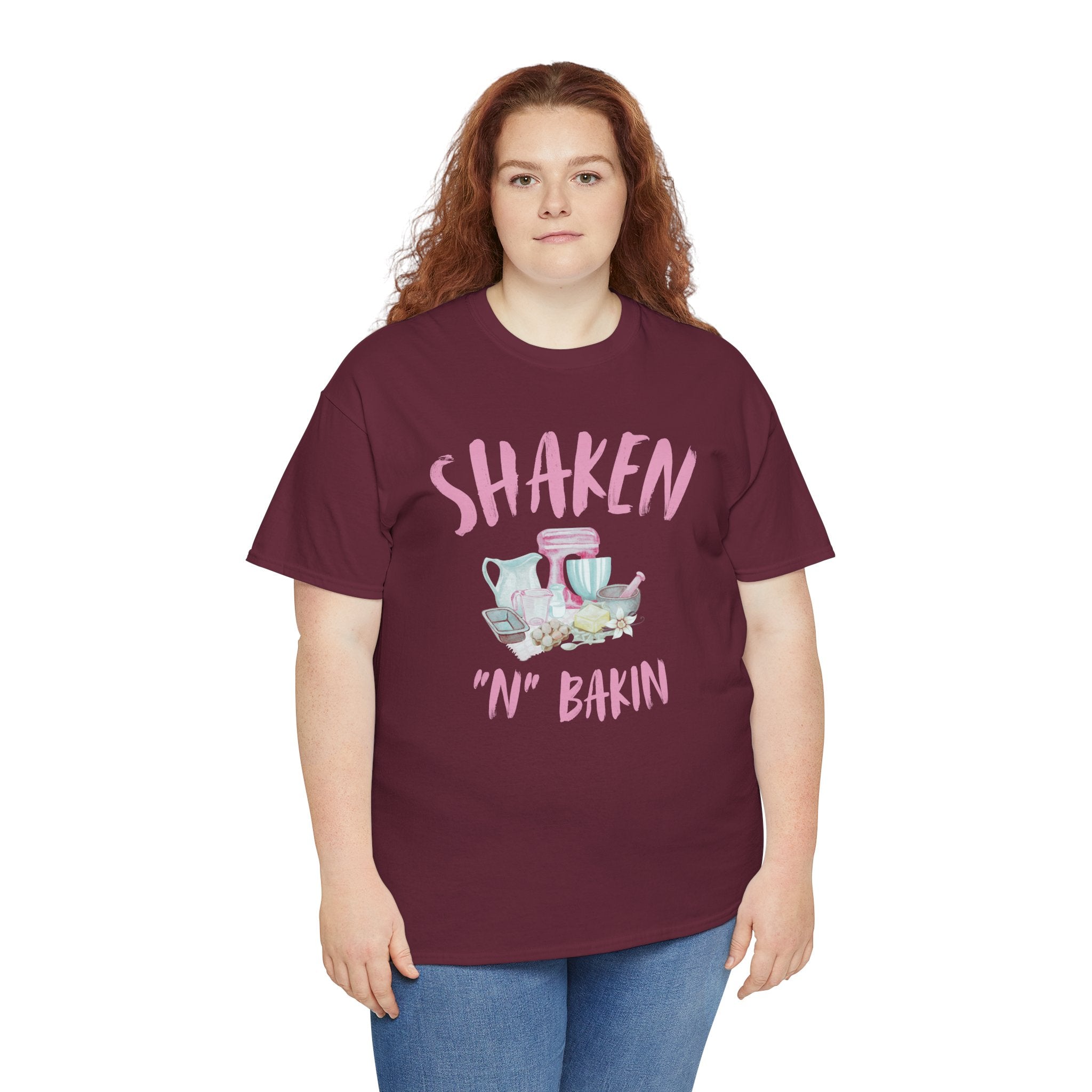 Shaken 'N' Bakin Tee — Cute Pastel Mixer Baking Shirt for Bakers