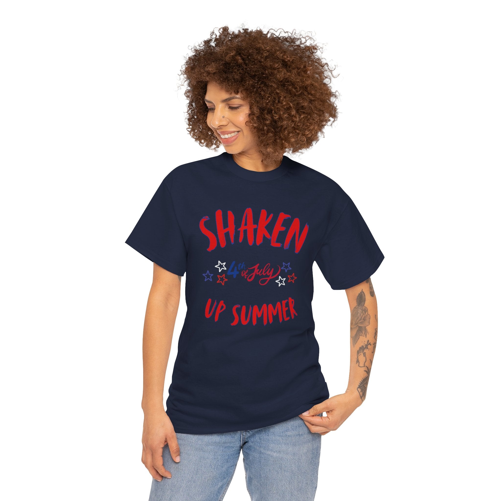 Shaken Up Summer 4th of July Tee — Patriotic Independence Day T-Shirt