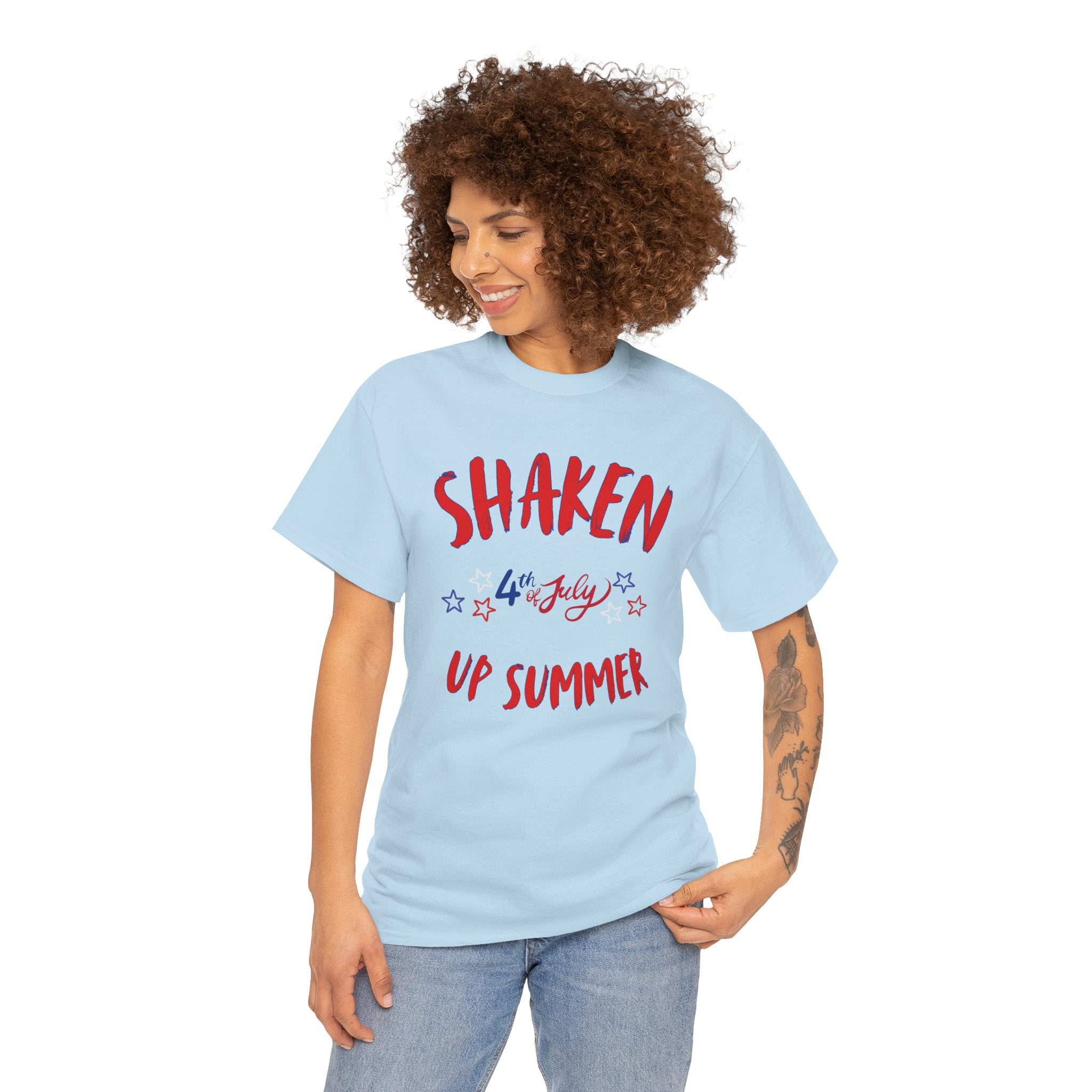 Shaken Up Summer 4th of July Tee — Patriotic Independence Day T-Shirt