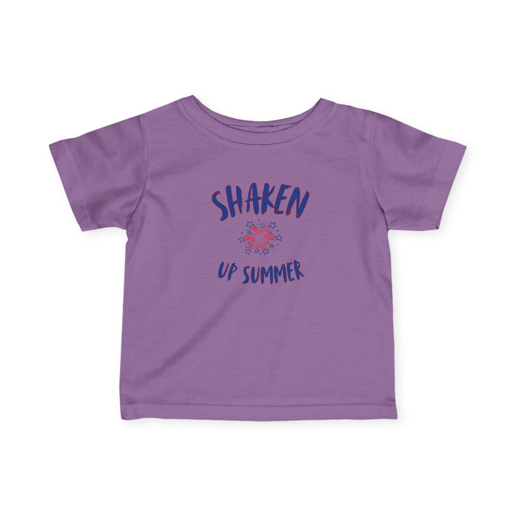 Infant Tee — “Shaken Up Summer” Cute Baby Graphic T-Shirt