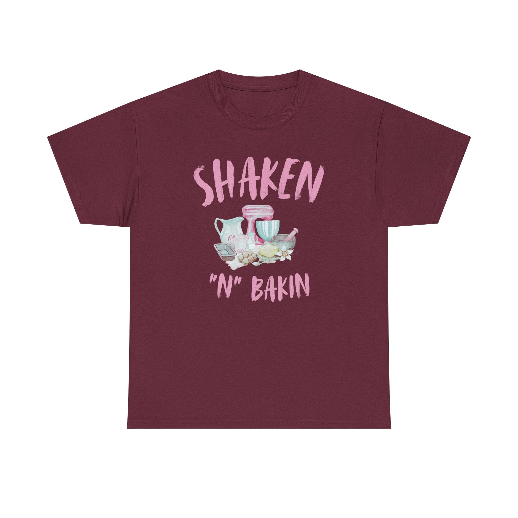 Shaken 'N' Bakin Tee — Cute Pastel Mixer Baking Shirt for Bakers