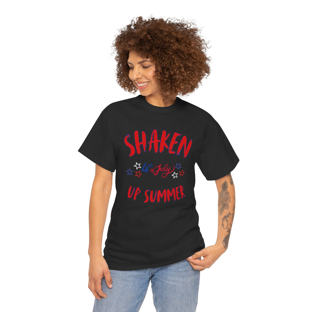 Shaken Up Summer 4th of July Tee — Patriotic Independence Day T-Shirt