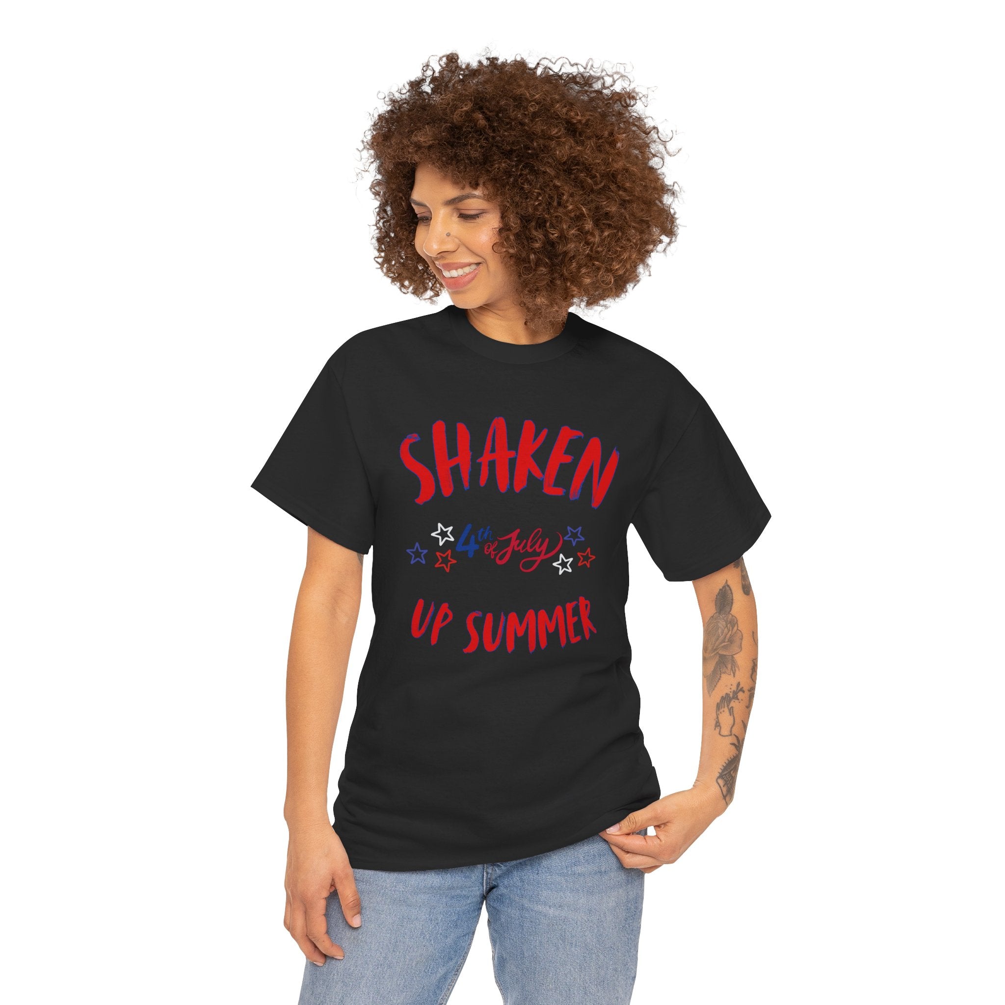 Shaken Up Summer 4th of July Tee — Patriotic Independence Day T-Shirt
