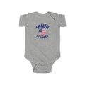 Shaken Up Summer Infant Bodysuit – USA Flag Graphic Baby Onesie
