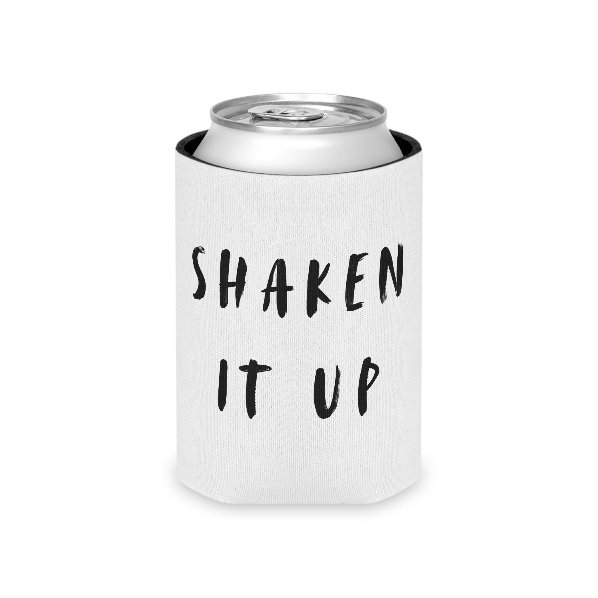 Can Cooler — "Shaken It Up" Minimalist Drink Koozie