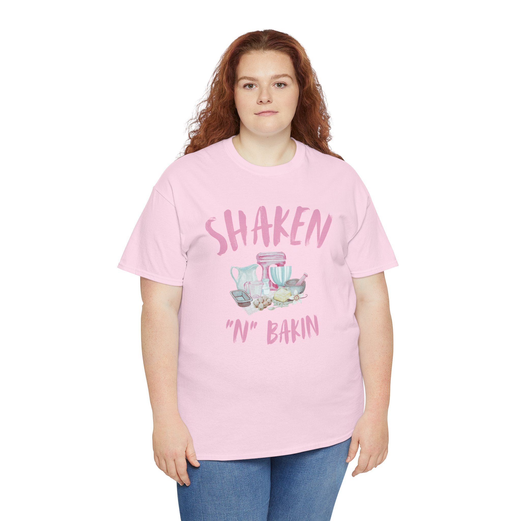 Shaken 'N' Bakin Tee — Cute Pastel Mixer Baking Shirt for Bakers