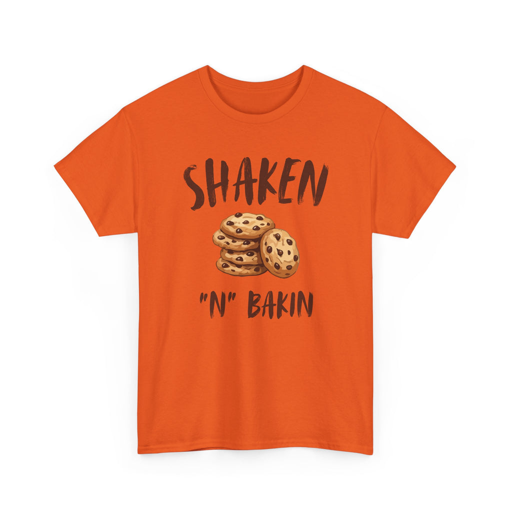 Shaken 'N' Bakin Cookie T-Shirt — Baking Graphic Tee for Bakers & Dessert Lovers