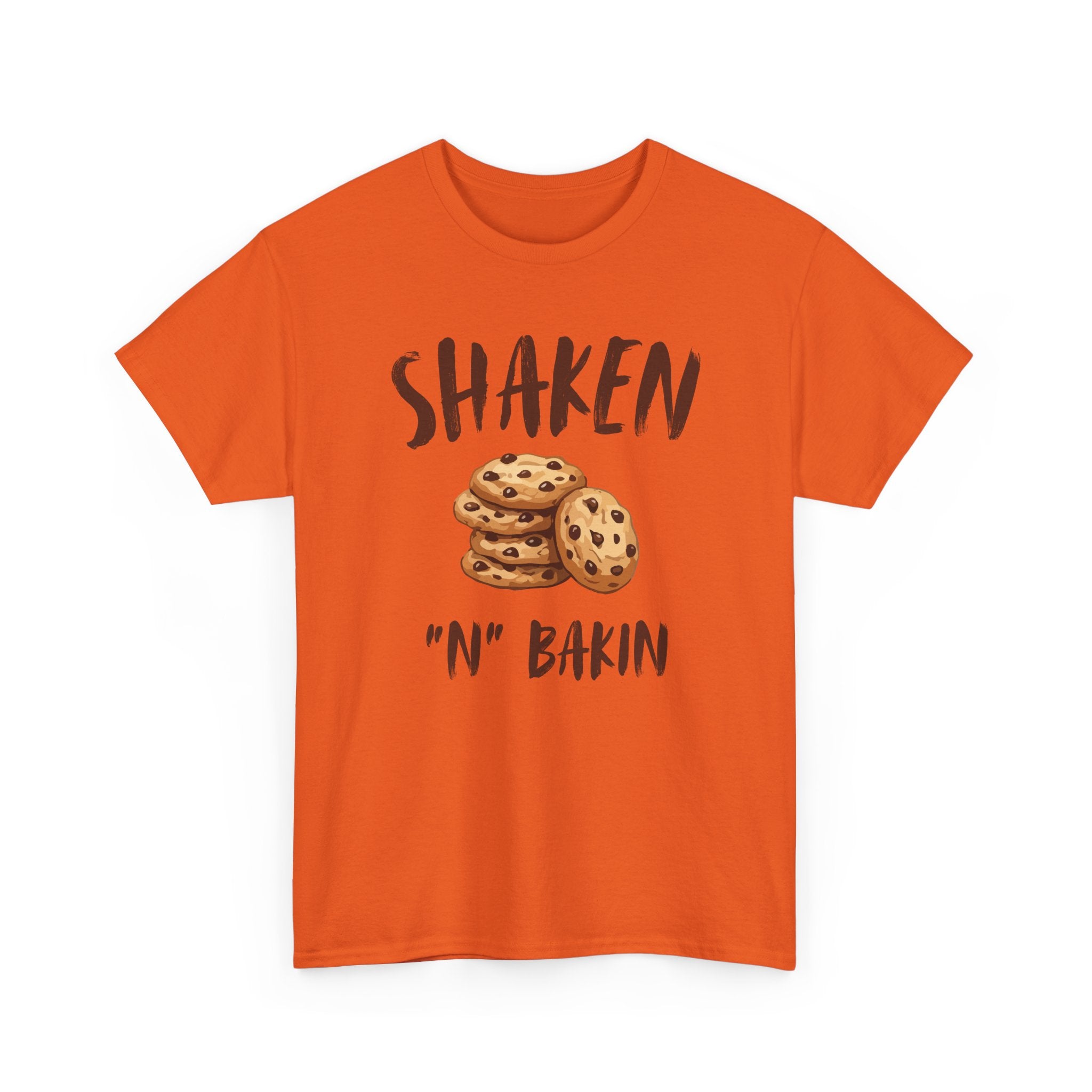 Shaken 'N' Bakin Cookie T-Shirt — Baking Graphic Tee for Bakers & Dessert Lovers