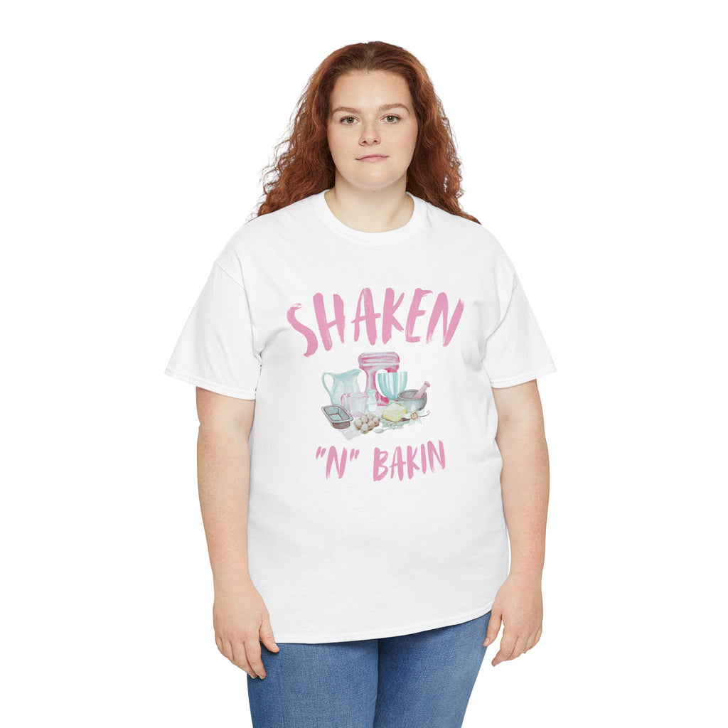 Shaken 'N' Bakin Tee — Cute Pastel Mixer Baking Shirt for Bakers