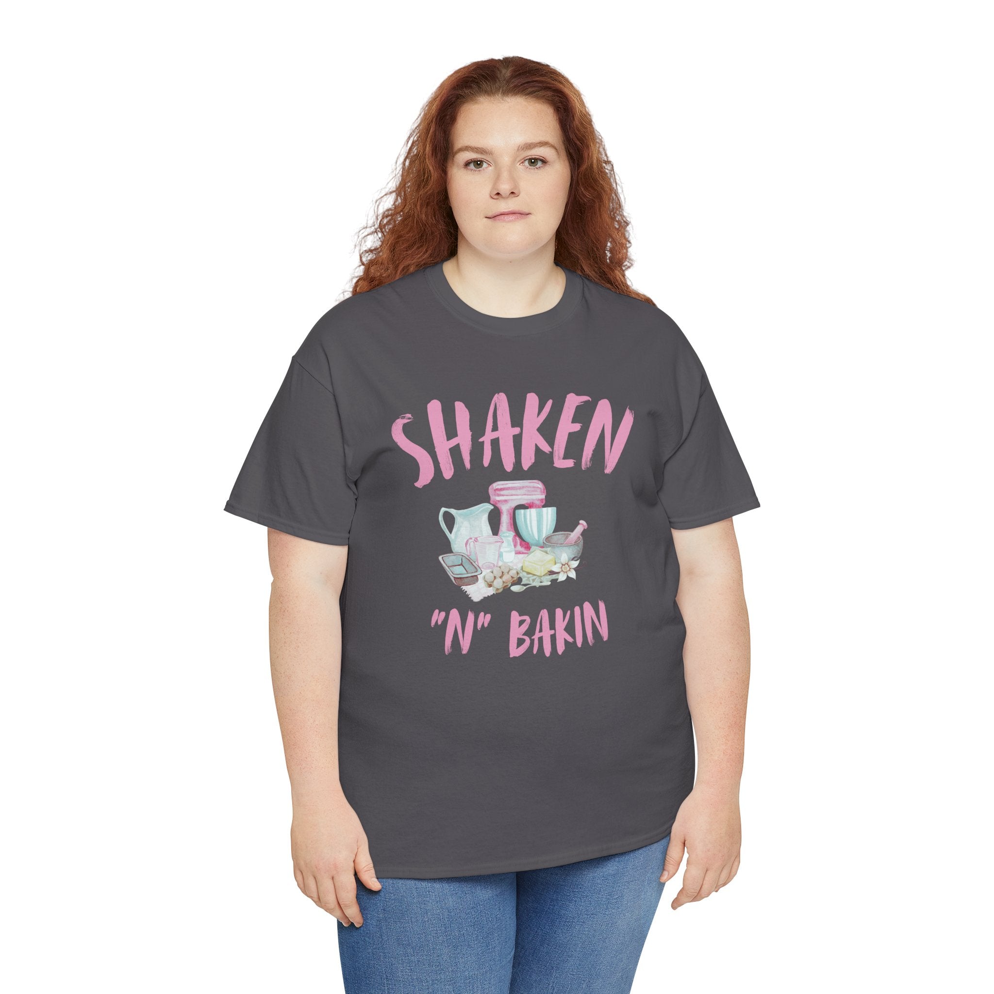 Shaken 'N' Bakin Tee — Cute Pastel Mixer Baking Shirt for Bakers