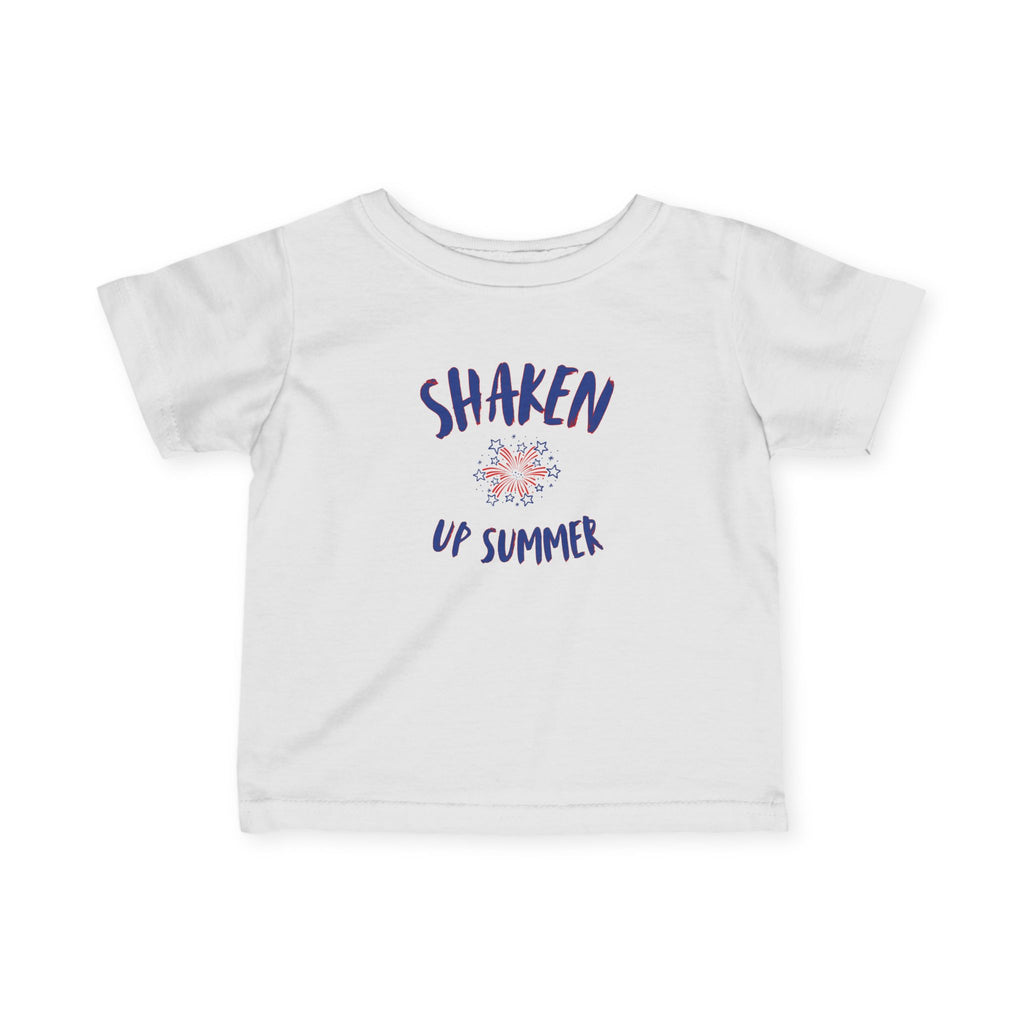Infant Tee — “Shaken Up Summer” Cute Baby Graphic T-Shirt