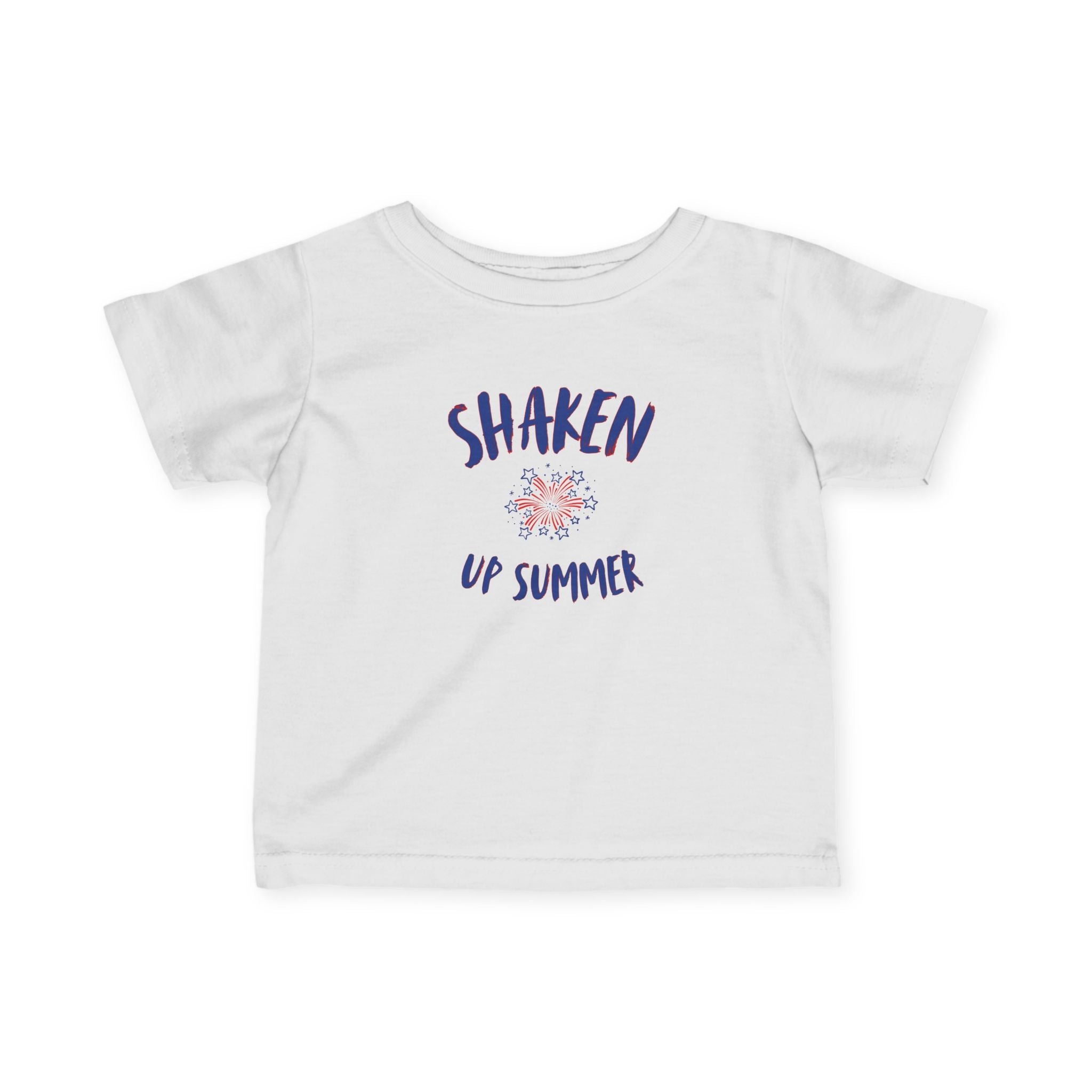 Infant Tee — “Shaken Up Summer” Cute Baby Graphic T-Shirt
