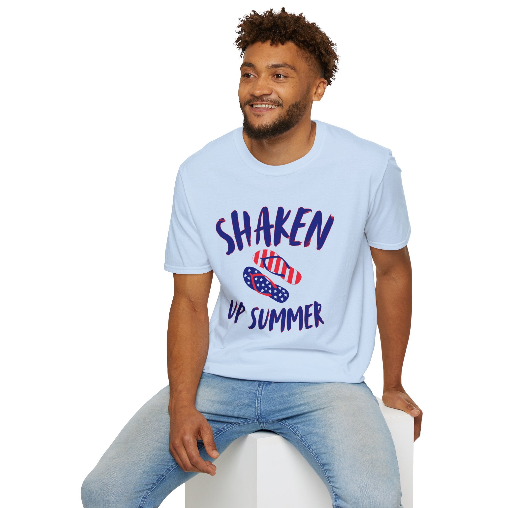 4th of July Flip Flop T-Shirt — Patriotic Independence Day Tee