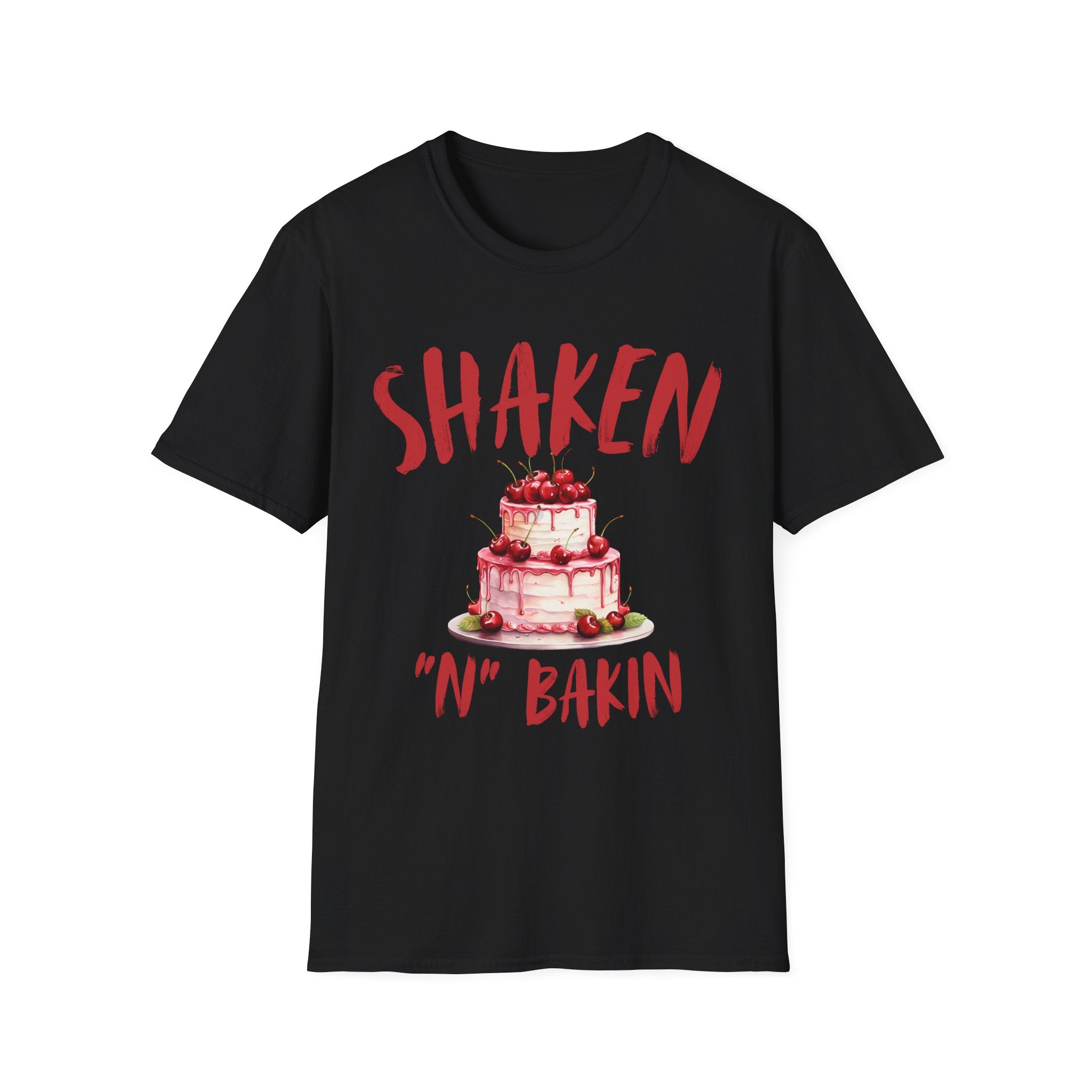 Shanken N Bakin Cake T-Shirt — Fun Baking Party Tee