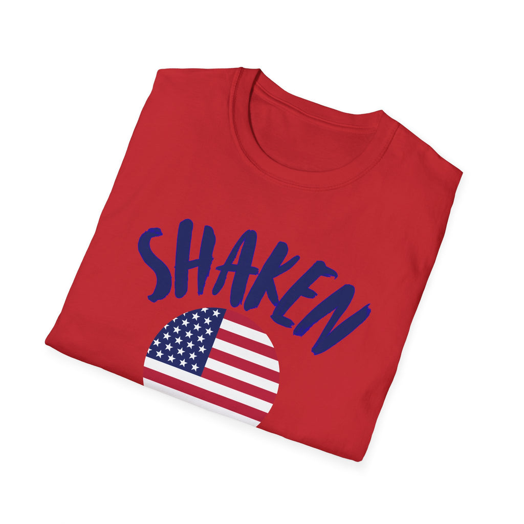 Shaken Up Summer American Flag T-Shirt — Patriotic Fourth of July Graphic Tee