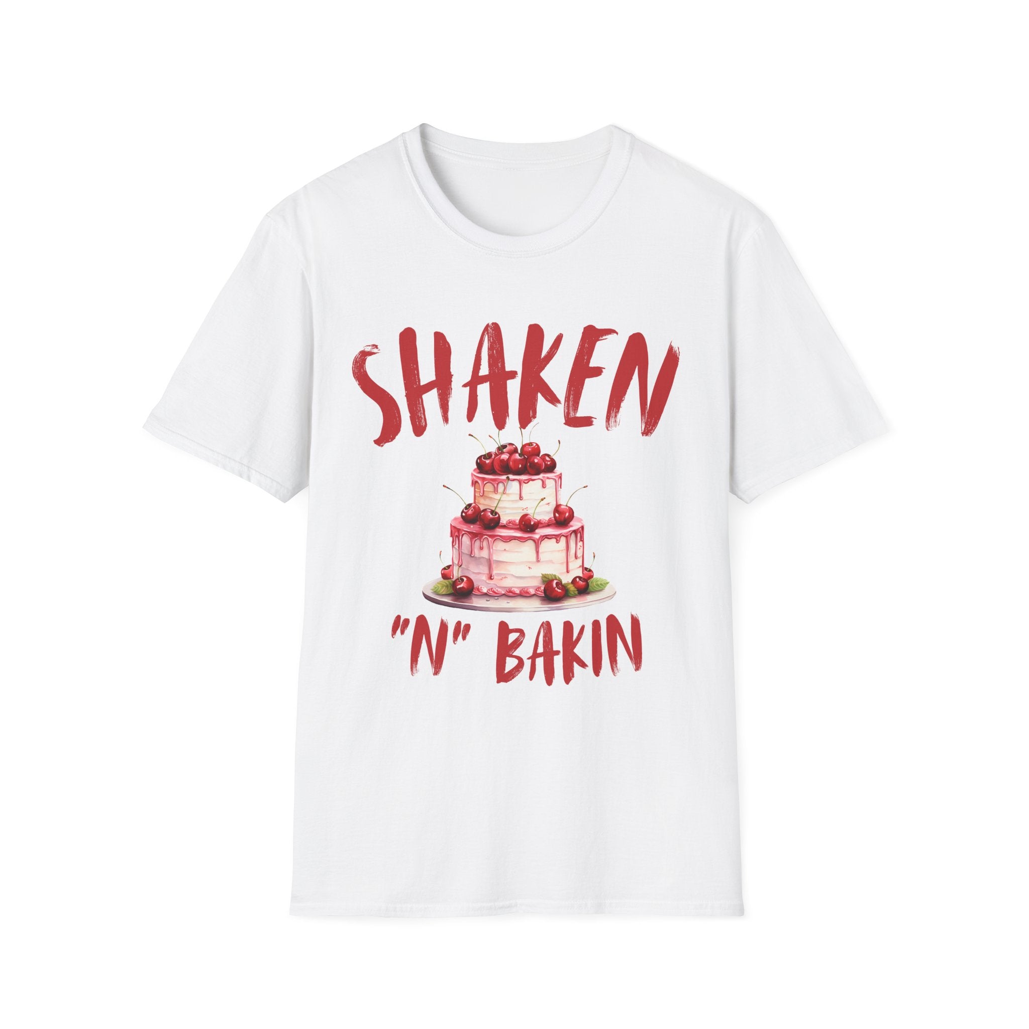 Shanken N Bakin Cake T-Shirt — Fun Baking Party Tee