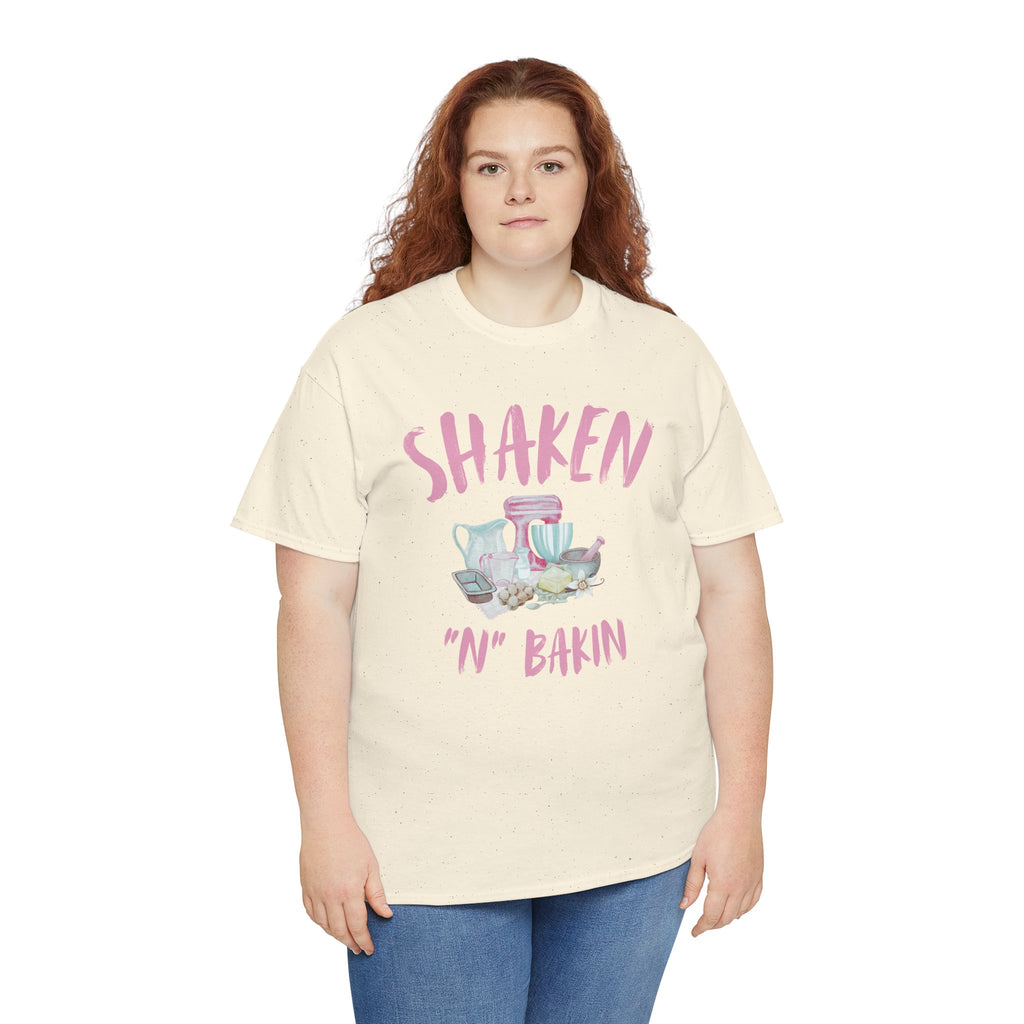 Shaken 'N' Bakin Tee — Cute Pastel Mixer Baking Shirt for Bakers