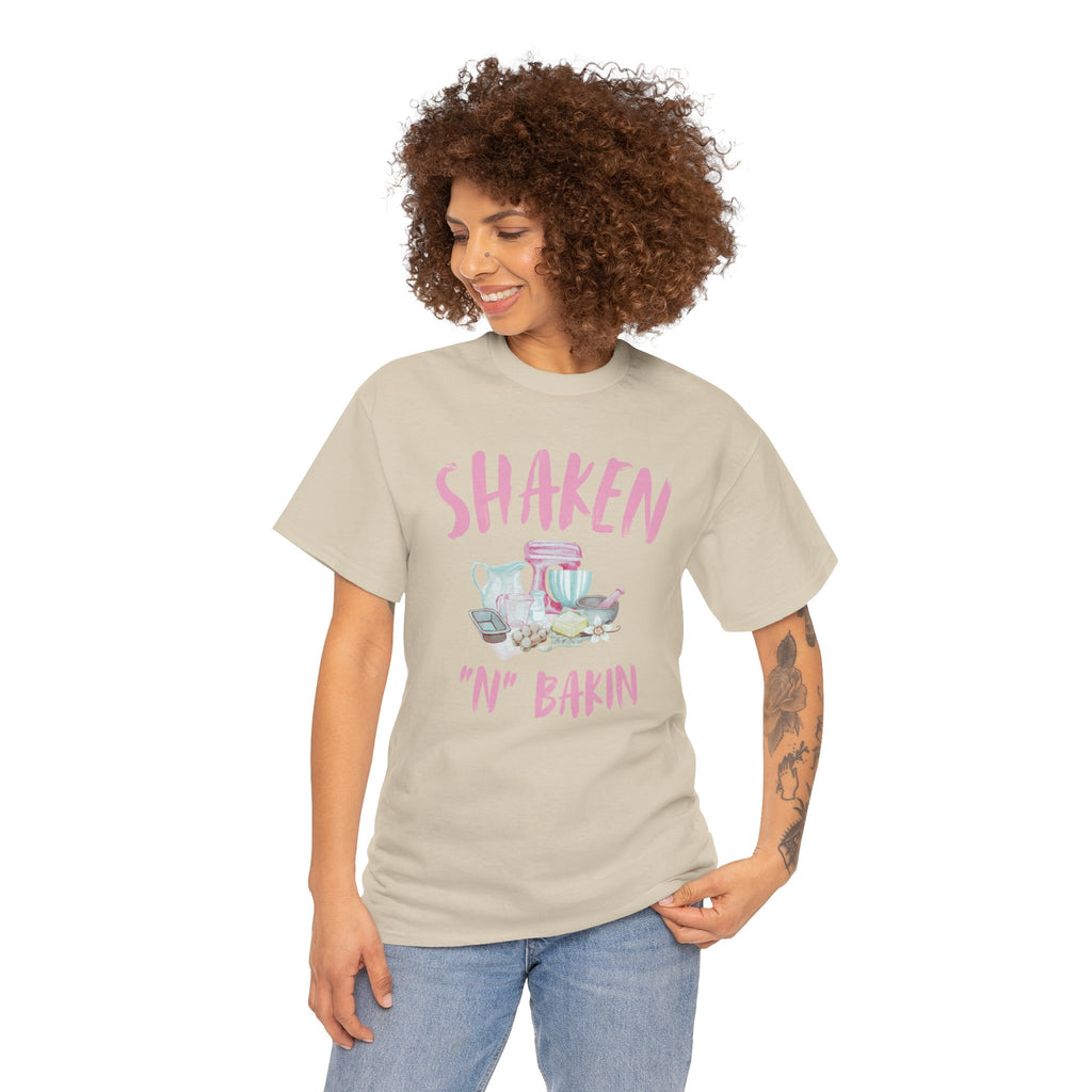 Shaken 'N' Bakin Tee — Cute Pastel Mixer Baking Shirt for Bakers