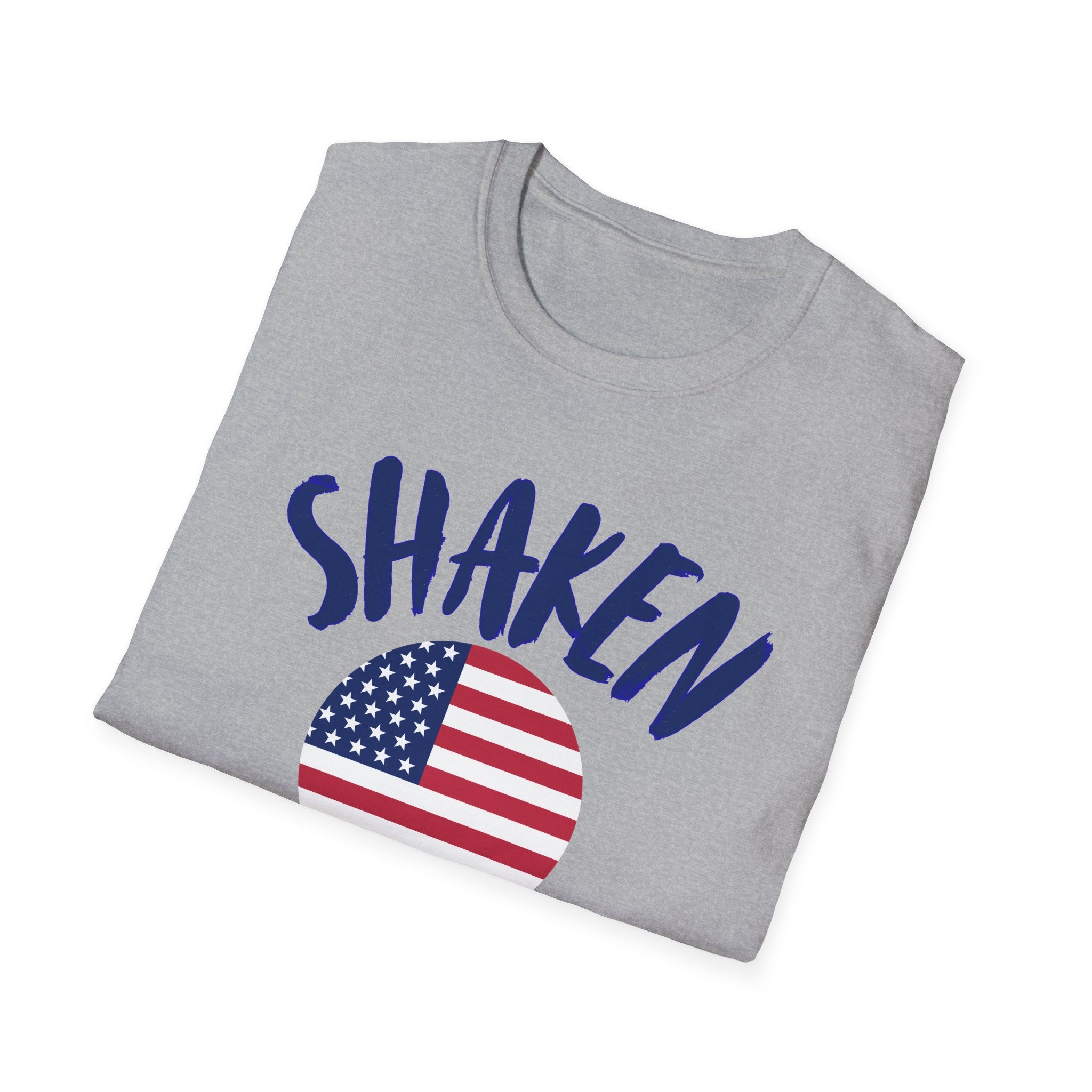 Shaken Up Summer American Flag T-Shirt — Patriotic Fourth of July Graphic Tee