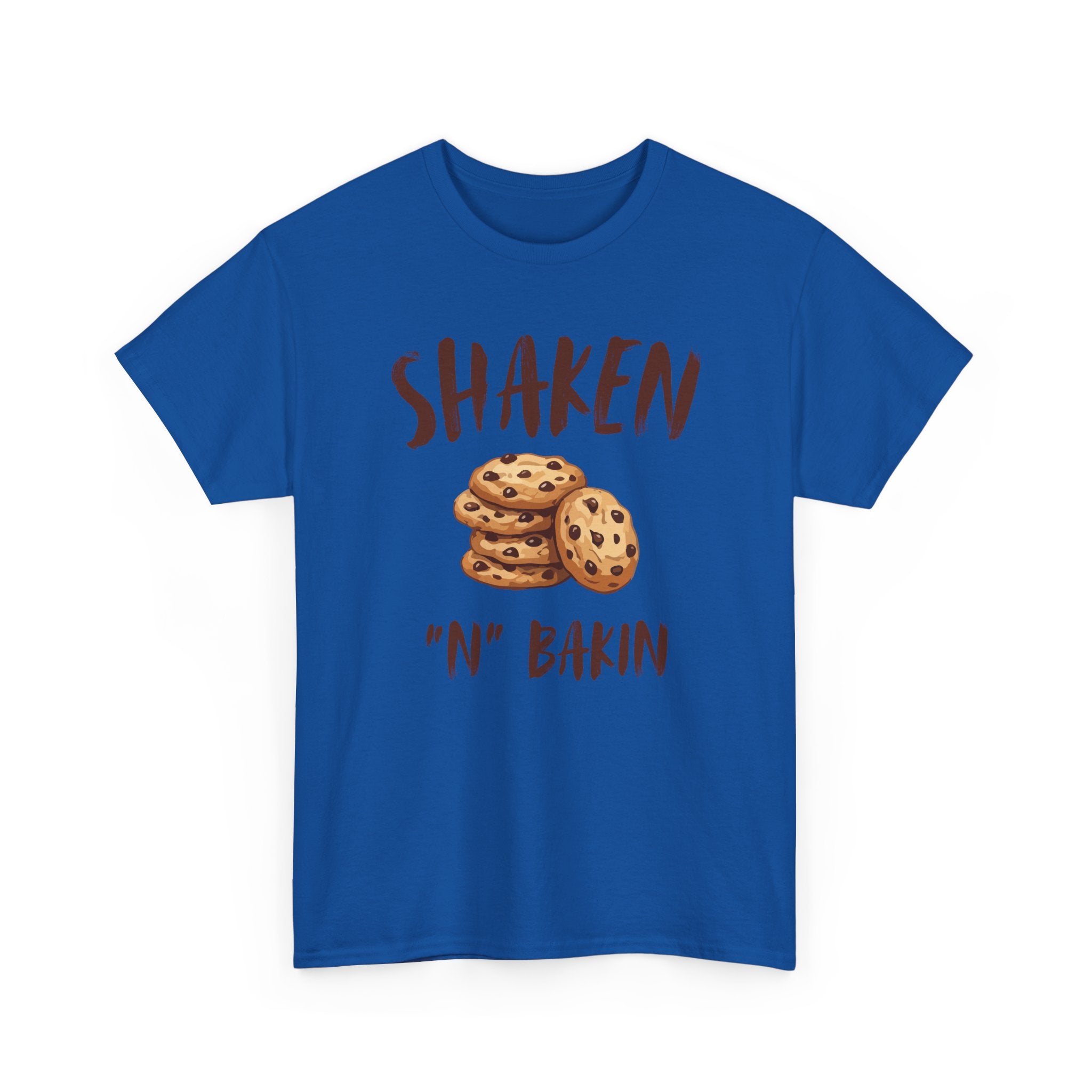 Shaken 'N' Bakin Cookie T-Shirt — Baking Graphic Tee for Bakers & Dessert Lovers