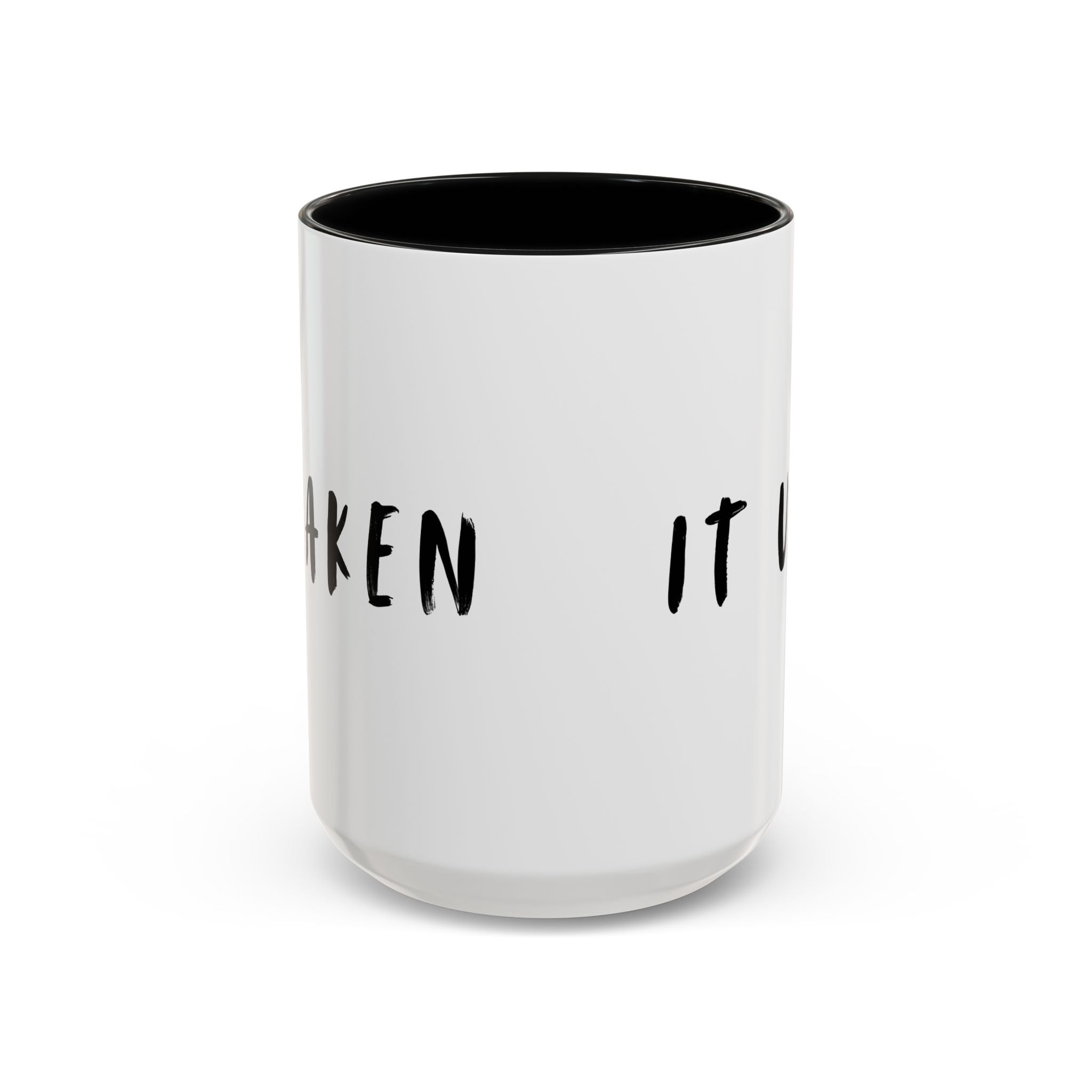 Funny 'Drink It Up' Accent Coffee Mug — 11/15oz Ceramic