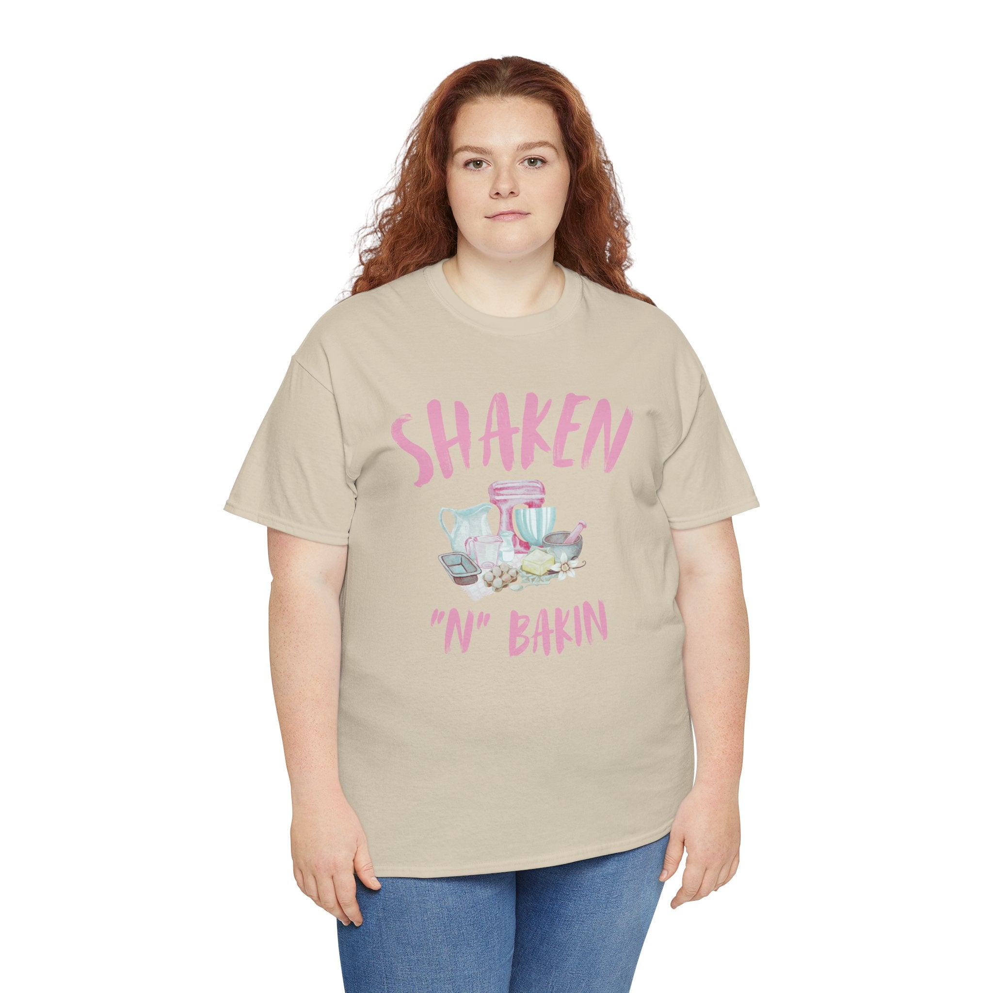 Shaken 'N' Bakin Tee — Cute Pastel Mixer Baking Shirt for Bakers