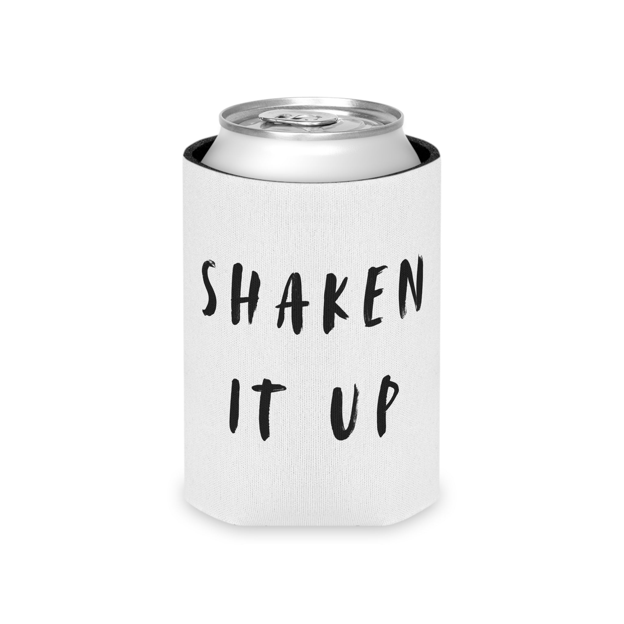 Can Cooler — "Shaken It Up" Minimalist Drink Koozie