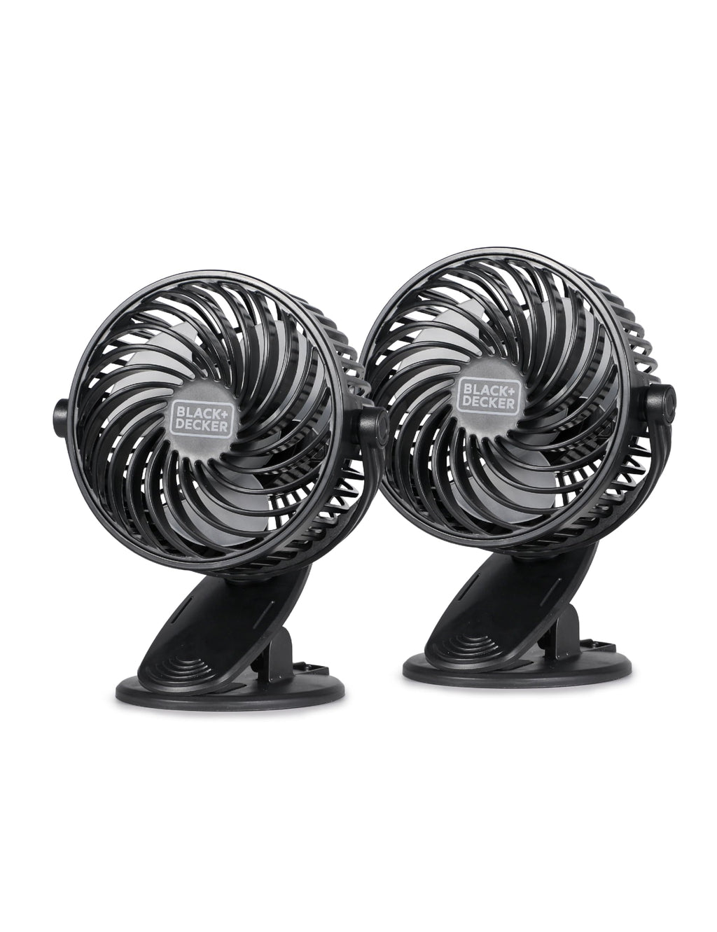 4" Convertible Cooling Fan 2-Pack Black